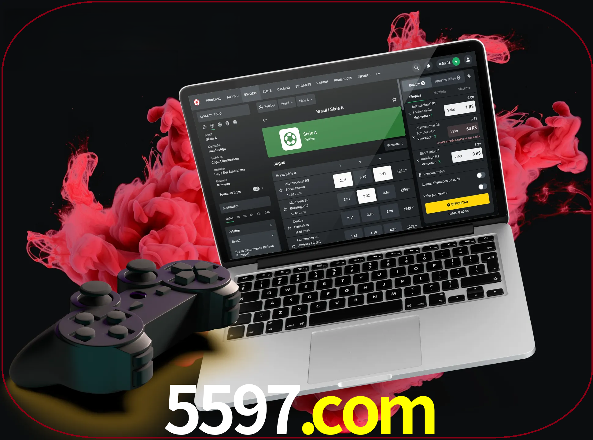 Visite a secção especial de jogos de vídeo em 5597 para descobrir em que jogos pode apostar e ganhar muito dinheiro.